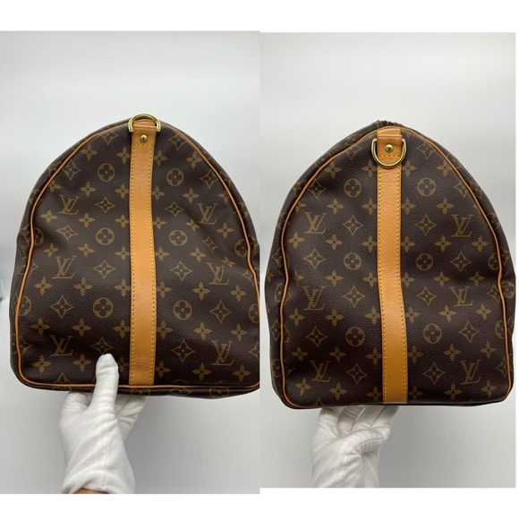 ❌SOLD❌Authentic Louis Vuitton monogram Keepall Bandoliere 55 - Picture 9 of 17